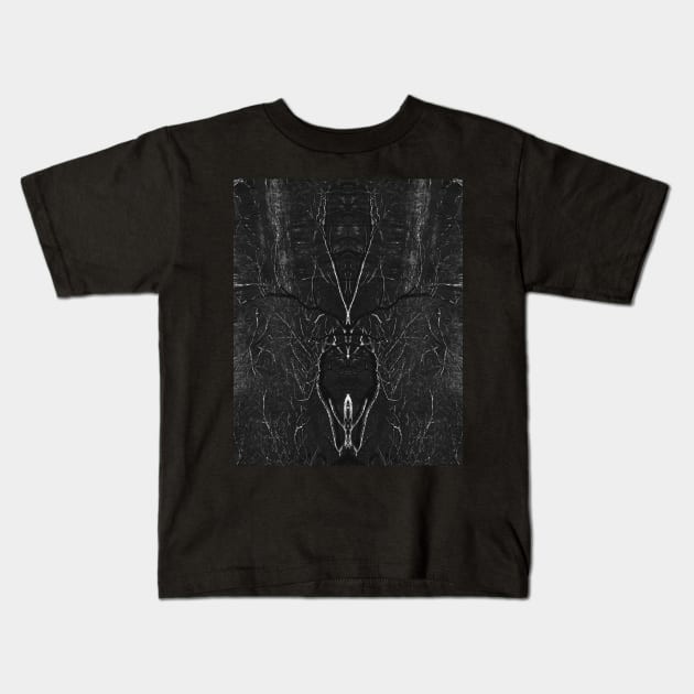 Devil winter tree Kids T-Shirt by human_antithesis